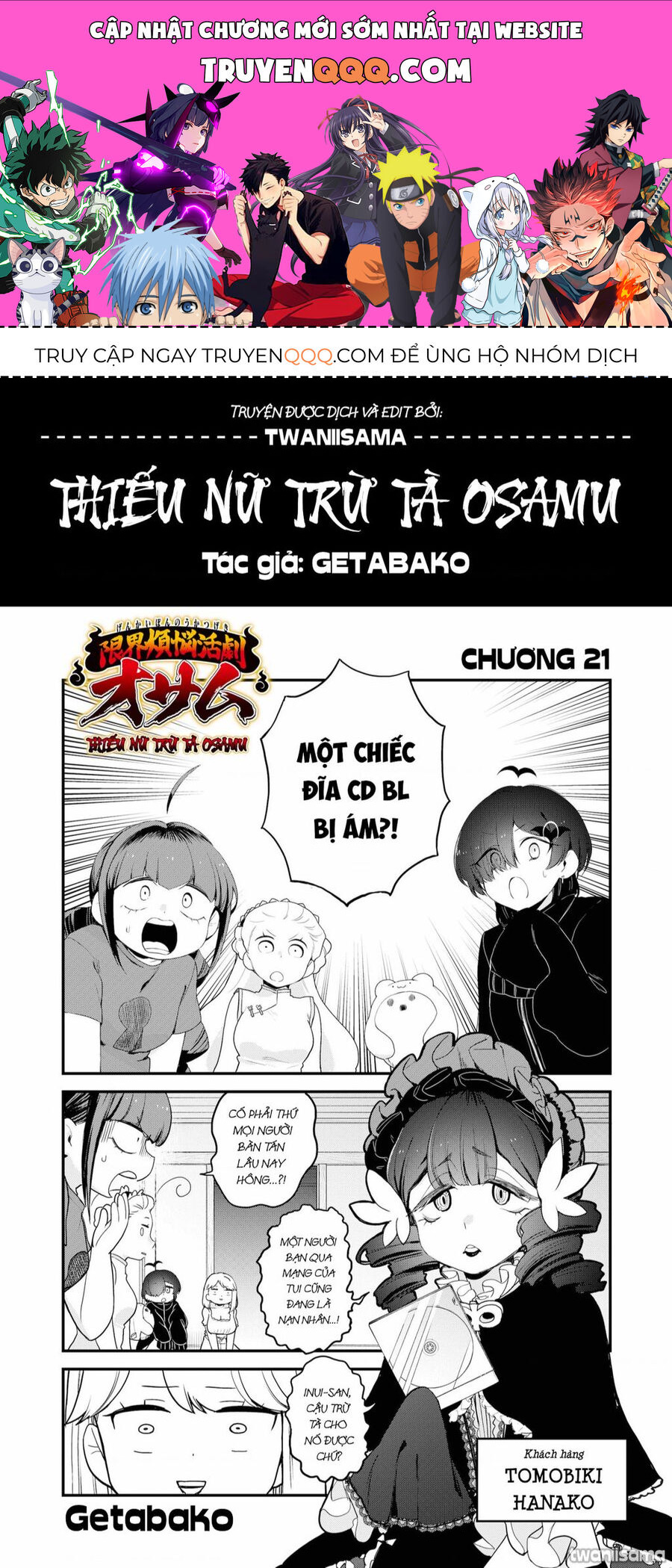 Thiếu Nữ Trừ Tà Osamu Chuong 21 - Trang 0