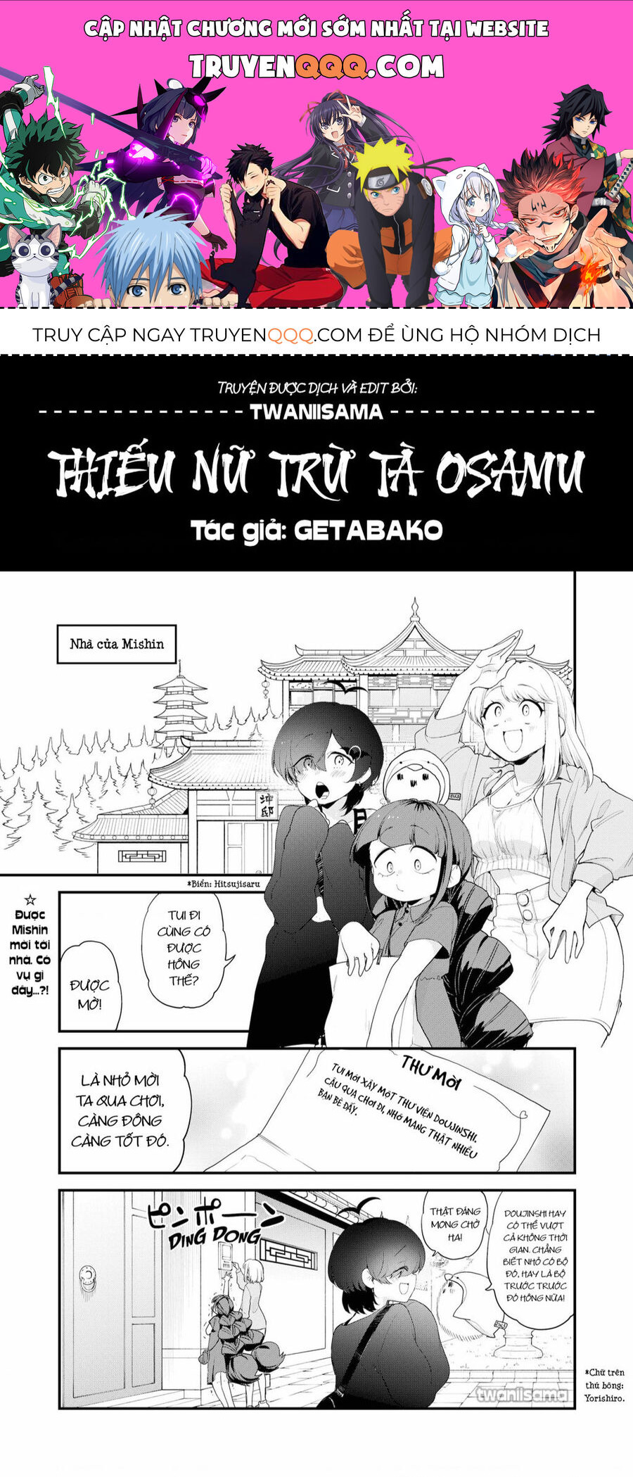 Thiếu Nữ Trừ Tà Osamu Chuong 20 - Trang 0