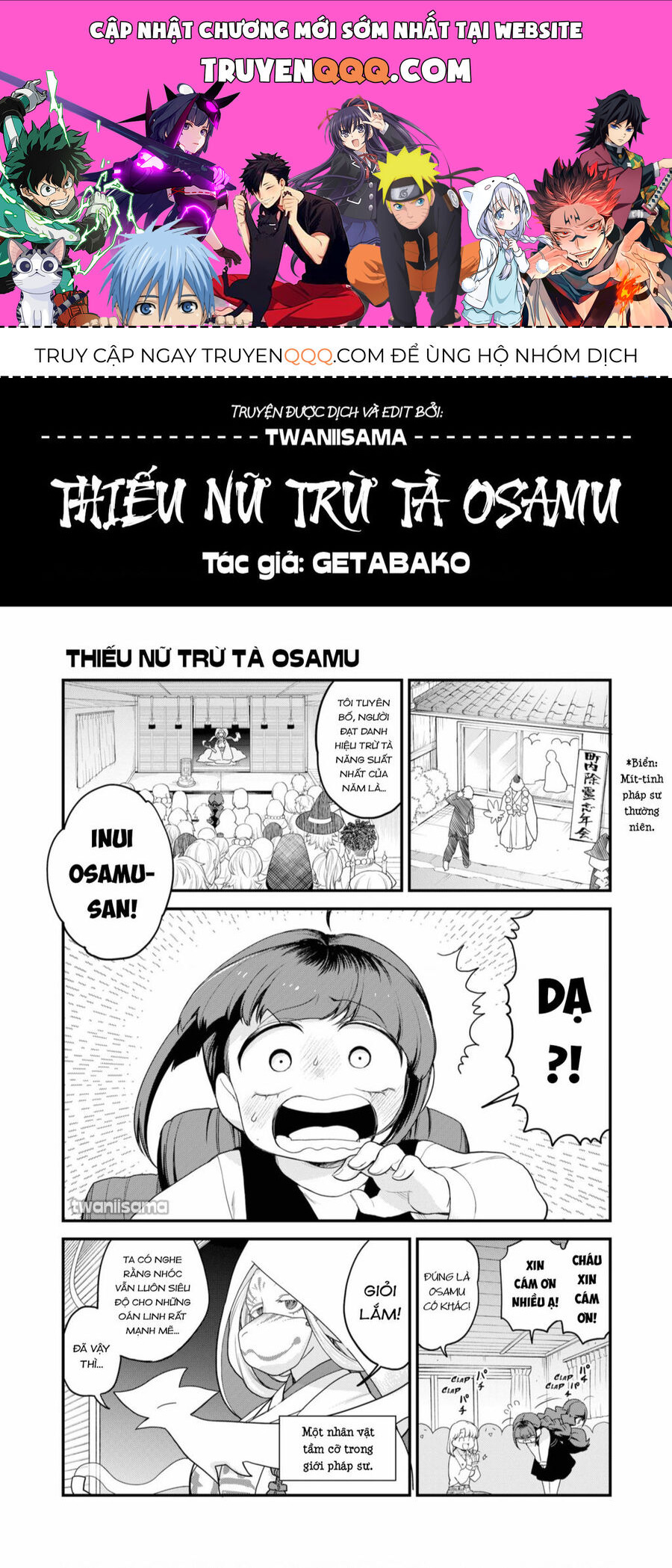 Thiếu Nữ Trừ Tà Osamu Chuong 26 - Trang 0