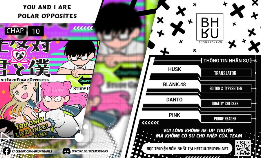 Seihantai No Kimi To Boku Chapter 10 - Trang 0