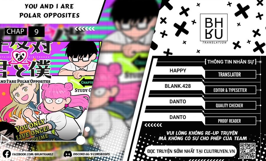 Seihantai No Kimi To Boku Chapter 9 - Trang 0