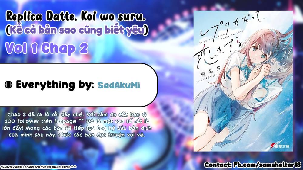 Kể Cả Bản Sao Cũng Biết Yêu Chapter 2 - Trang 0