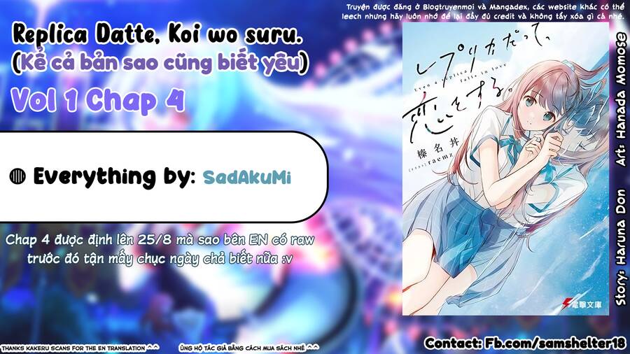 Kể Cả Bản Sao Cũng Biết Yêu Chapter 4 - Trang 0