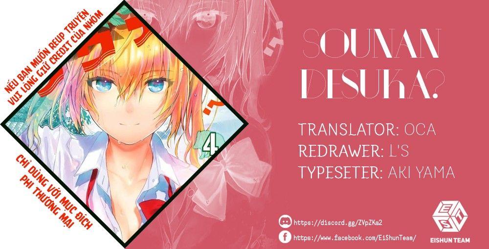 Sounan Desu Ka? Chapter 3 - Trang 0