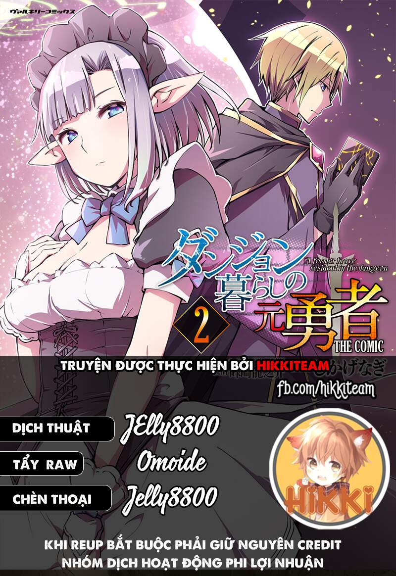 Dungeon Kurashi No Moto Yuusha Chapter 5.2 - Trang 0