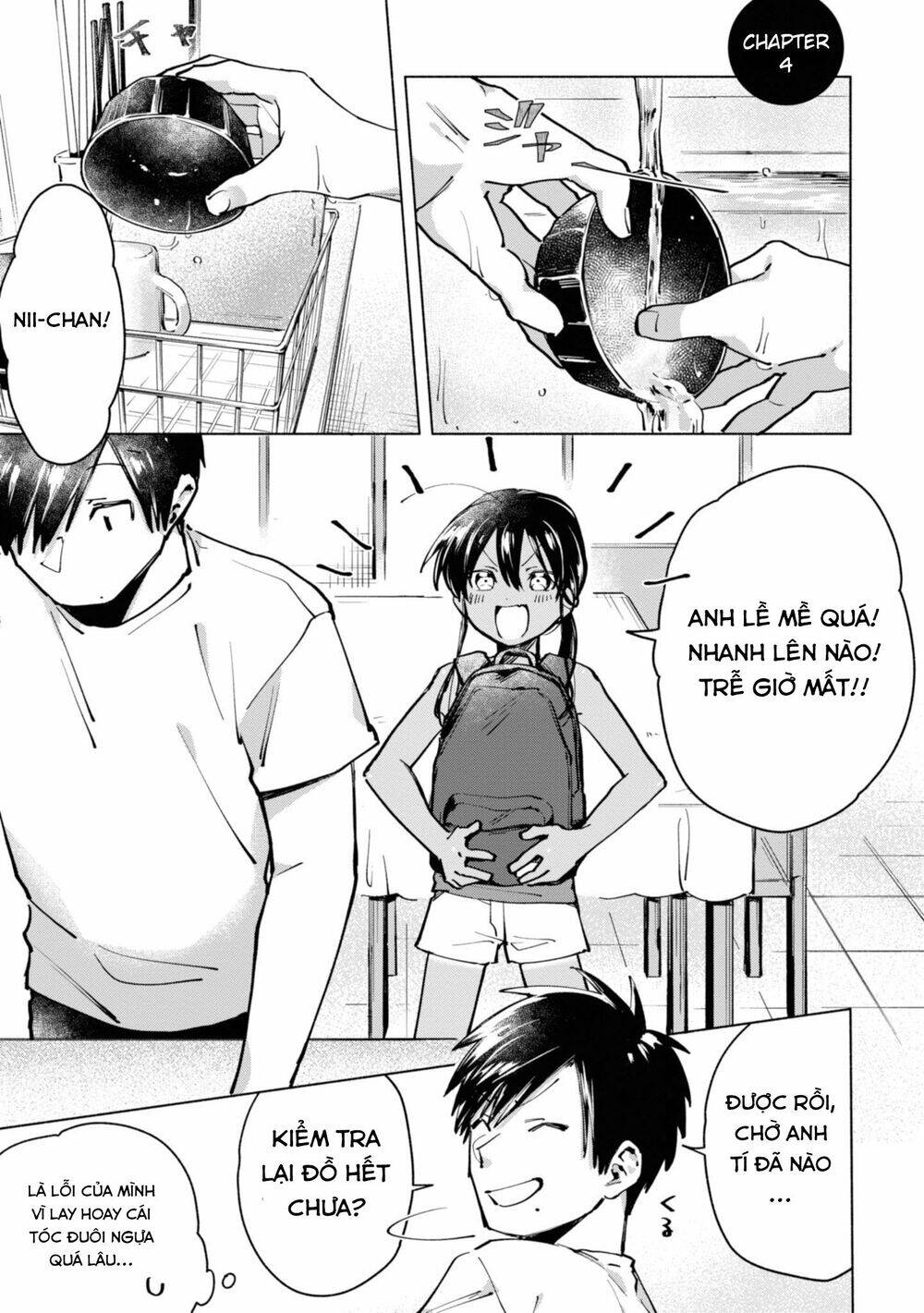 Inaka Ni Kaeru To Yakeni Jiben Ni Natsuita Kasshoku Ponytail Shota Ga Iru Chapter 4 - Trang 0