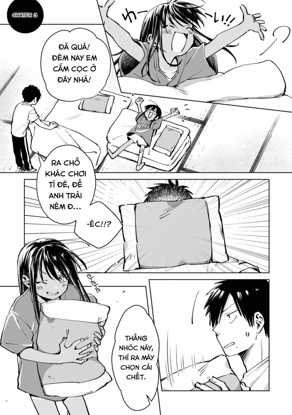 Inaka Ni Kaeru To Yakeni Jiben Ni Natsuita Kasshoku Ponytail Shota Ga Iru Chapter 3 - Trang 0