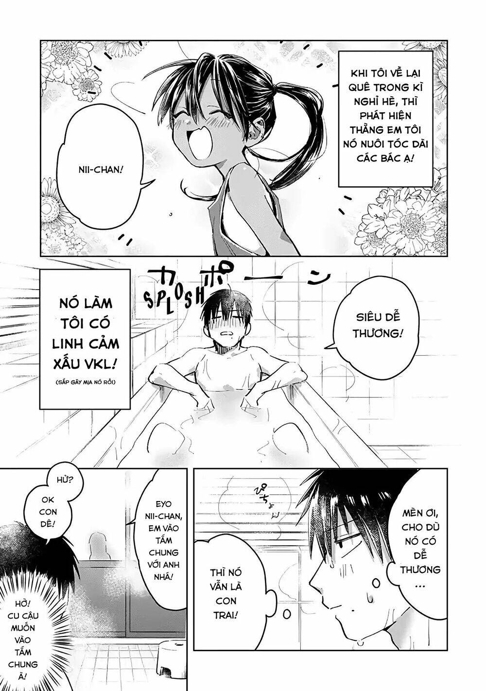 Inaka Ni Kaeru To Yakeni Jiben Ni Natsuita Kasshoku Ponytail Shota Ga Iru Chapter 2 - Trang 0