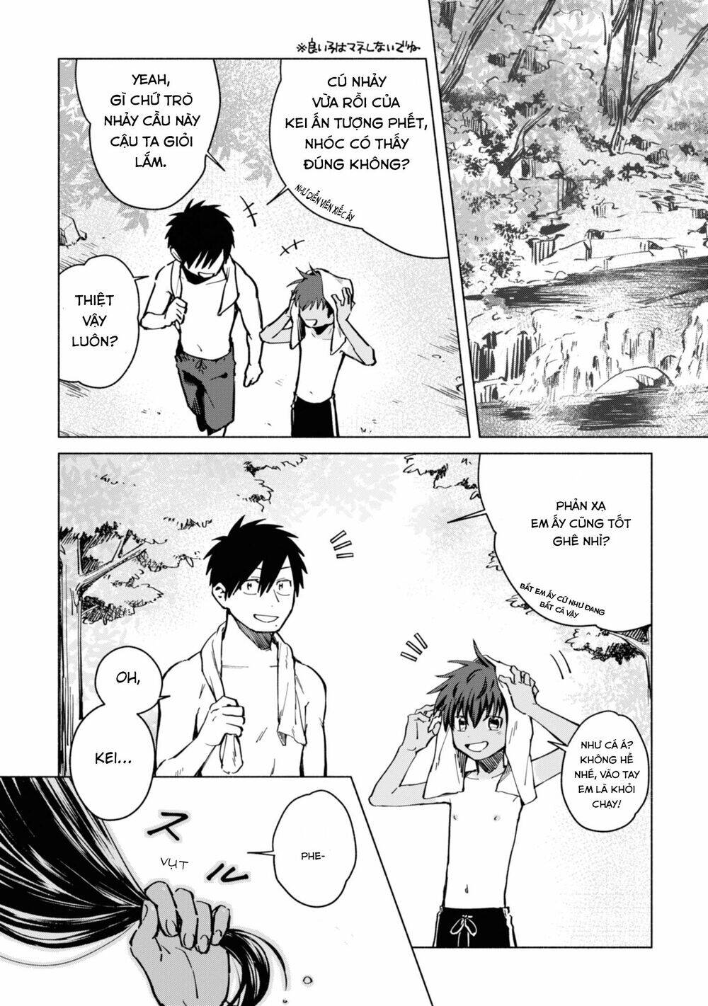 Inaka Ni Kaeru To Yakeni Jiben Ni Natsuita Kasshoku Ponytail Shota Ga Iru Chapter 6 - Trang 0