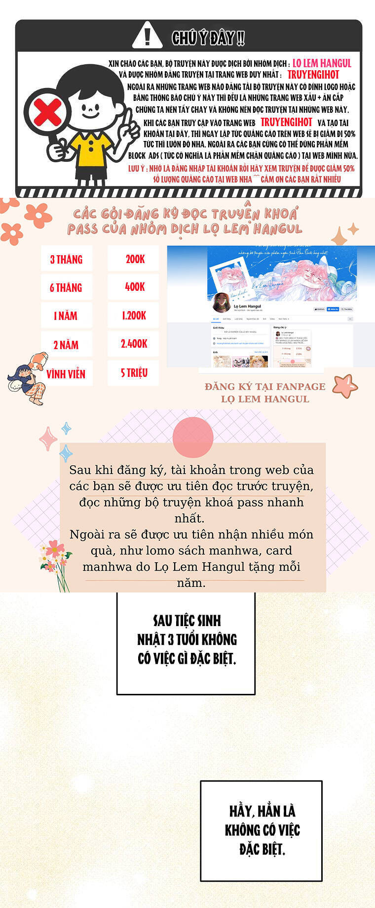 Cho Con Núm Vú Đi Mà Chapter 76.1 - Trang 0