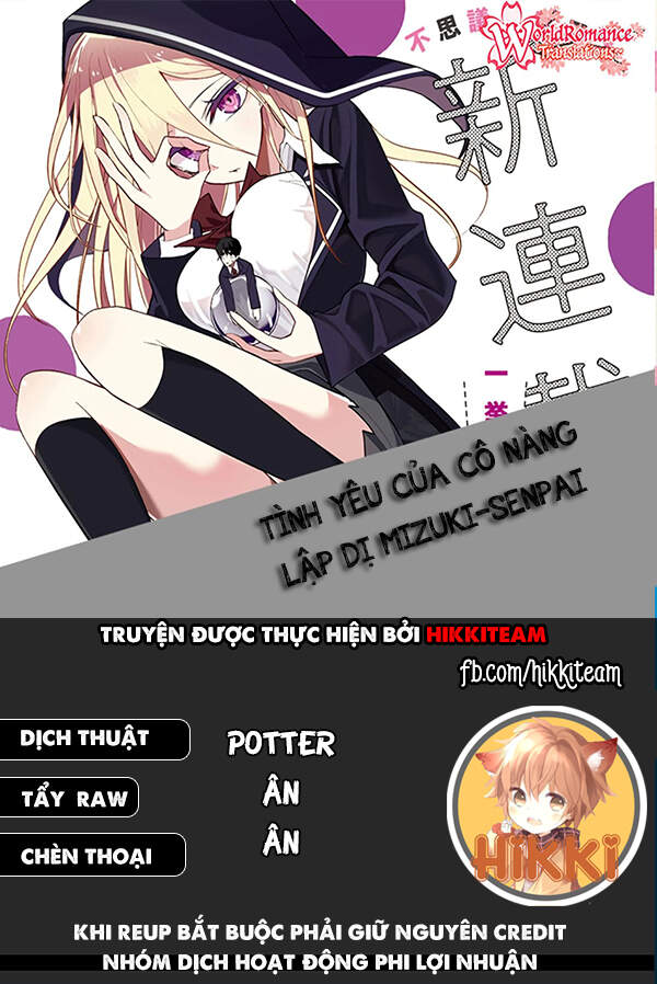 Tình Yêu Của Cô Nàng Lập Dị Mizuki-Senpai Chapter 2 - Trang 0