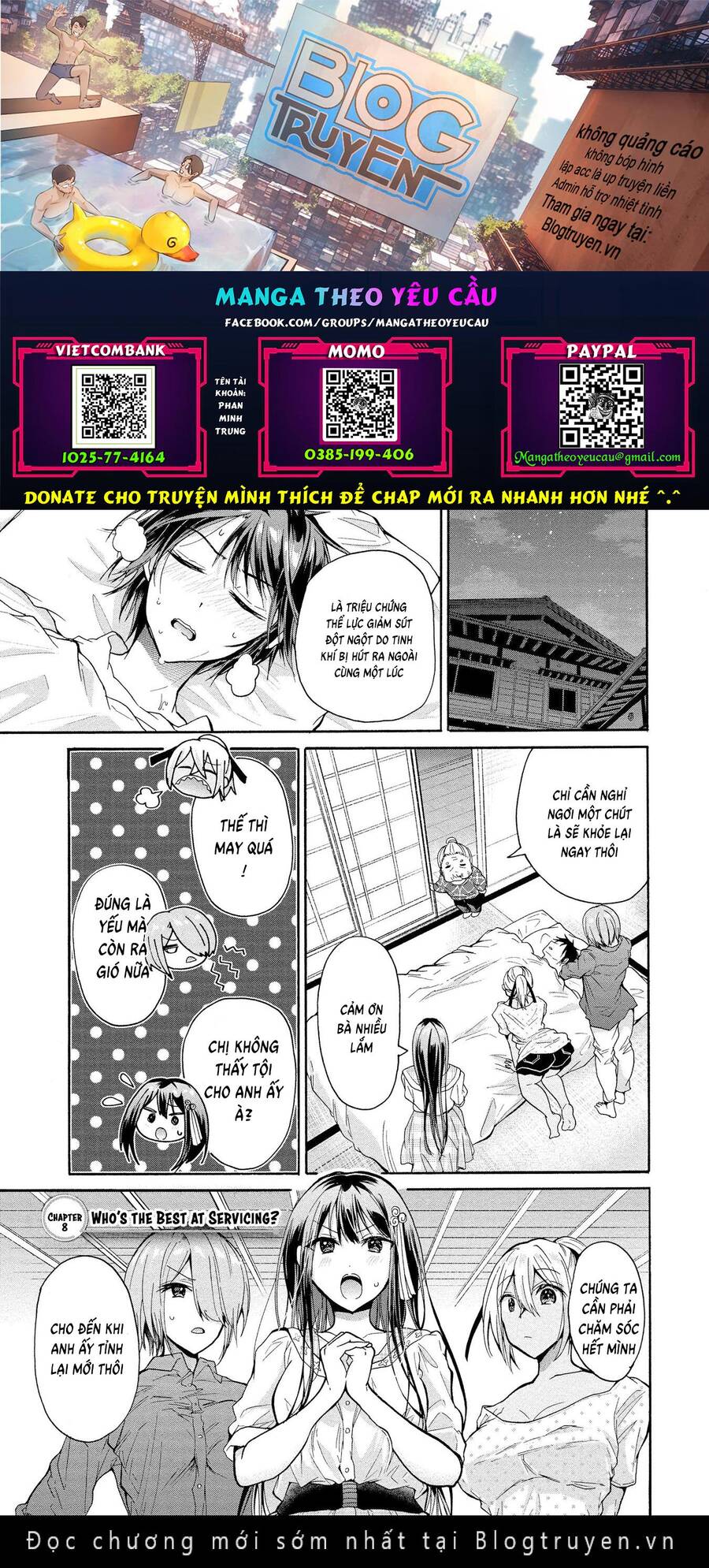 Ba Chị Em Nhà Này Đang Cố Quyến Rũ Tôi!! Chapter 8 - Trang 0