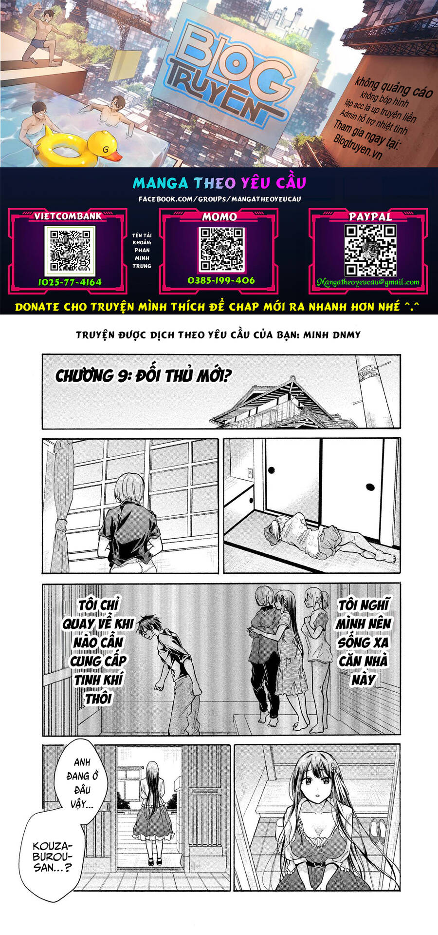 Ba Chị Em Nhà Này Đang Cố Quyến Rũ Tôi!! Chapter 9 - Trang 0