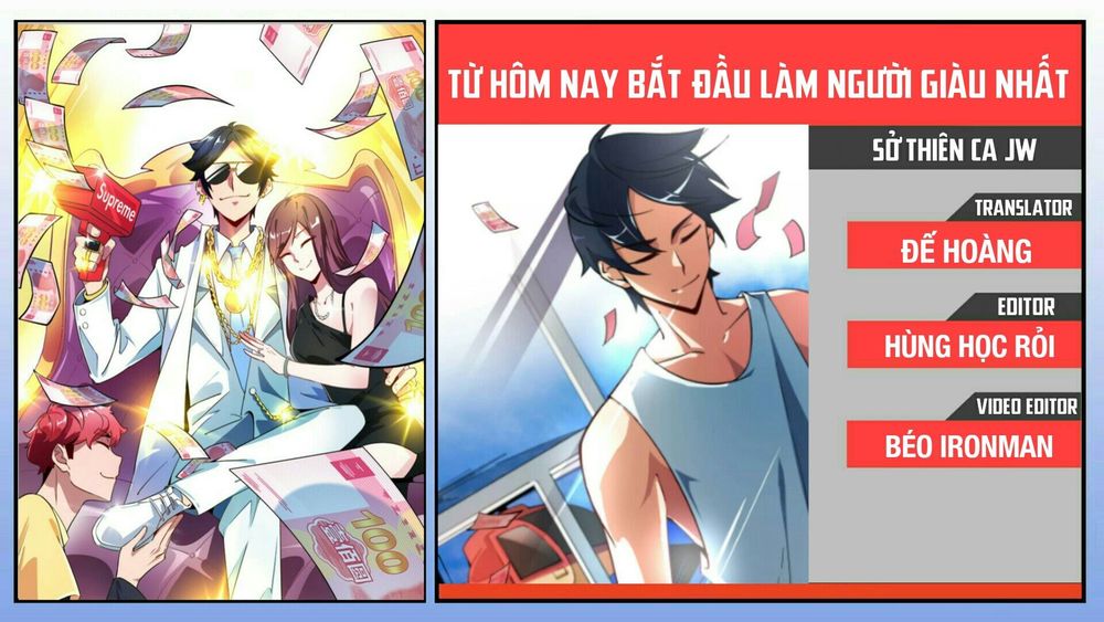 Từ Hôm Nay Bắt Đầu Làm Người Giàu Nhất Chapter 5 - Trang 0
