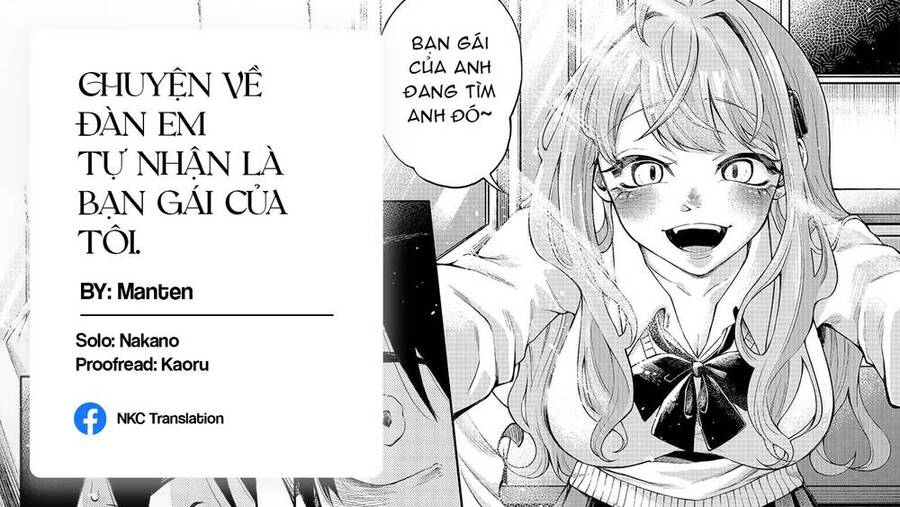 Chuyện Về Đàn Em Tự Nhận Là Bạn Gái Của Tôi Chapter 4 - Trang 0