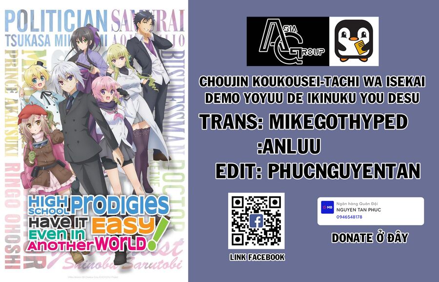 Choujin Koukousei-Tachi Wa Isekai Demo Yoyuu De Ikinuku You Desu Chapter 39 - Trang 0