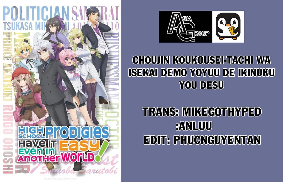 Choujin Koukousei-Tachi Wa Isekai Demo Yoyuu De Ikinuku You Desu Chapter 37 - Trang 0
