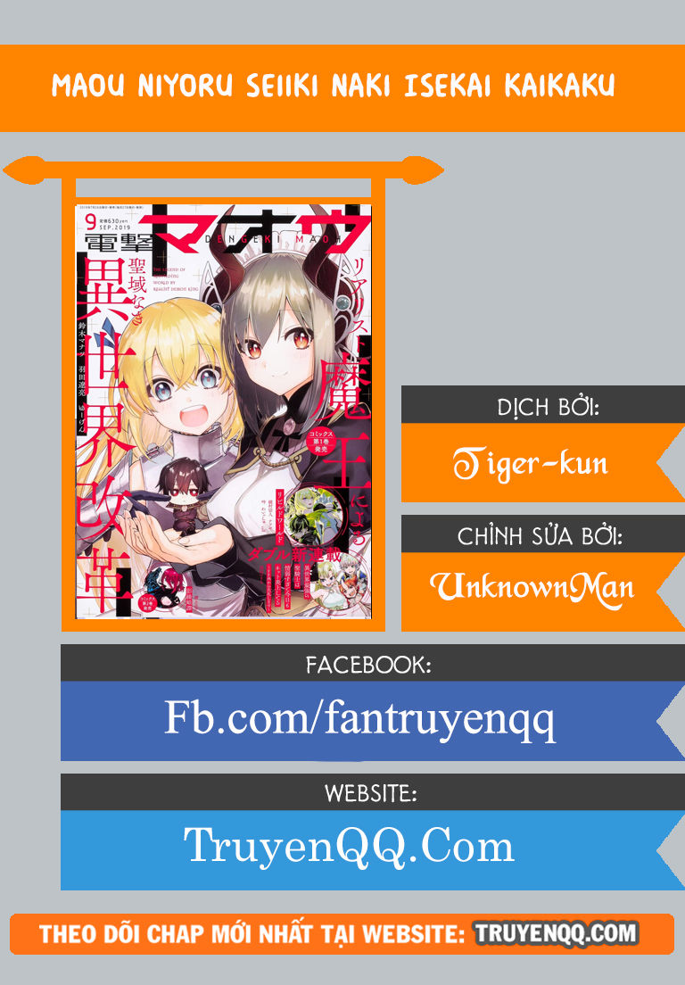 Realist Maou Niyoru Seiiki Naki Isekai Kaikaku Chapter 2.3 - Trang 0