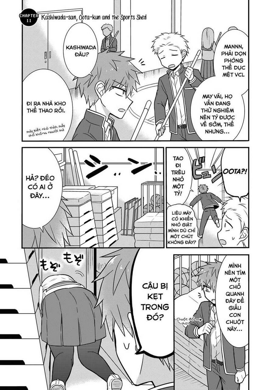 Kao Ni Denai Kashiwada-San To Kao Ni Deru Oota-Kun Chapter 11 - Trang 0