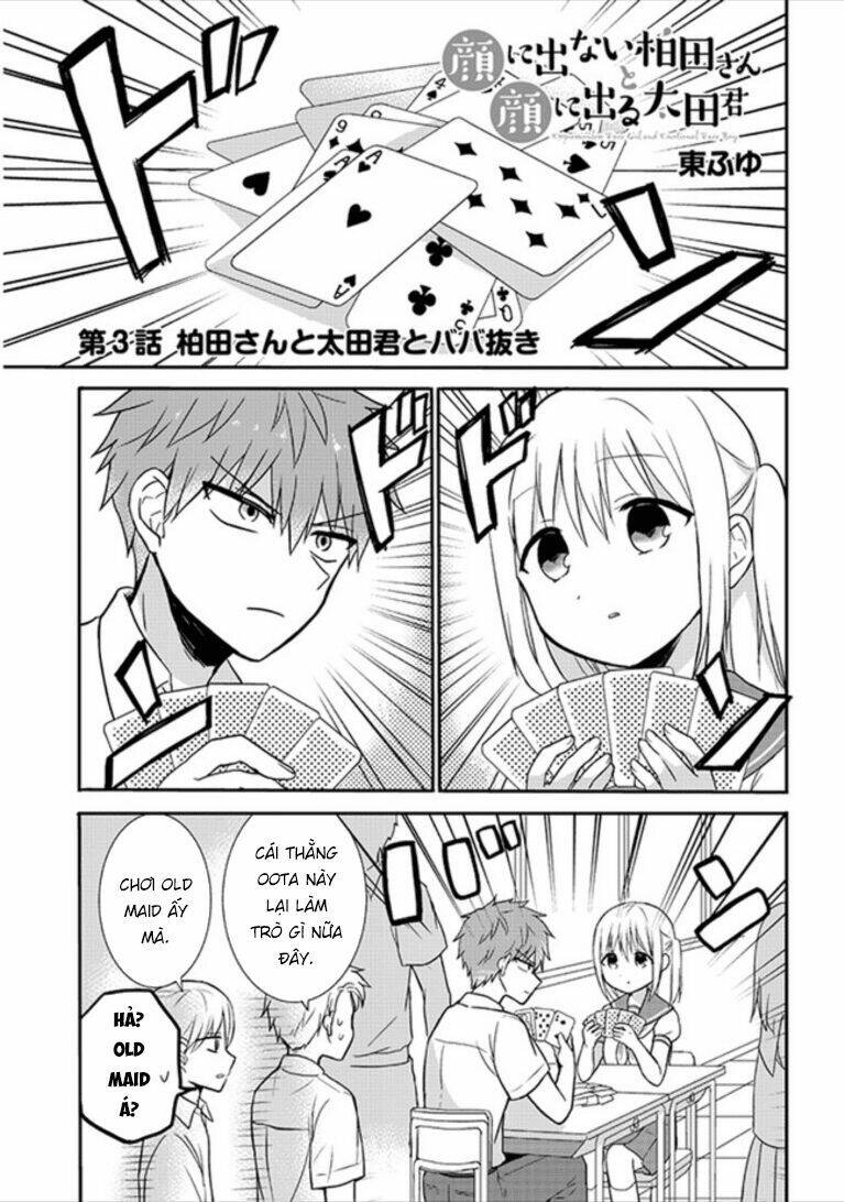 Kao Ni Denai Kashiwada-San To Kao Ni Deru Oota-Kun Chapter 3 - Trang 0