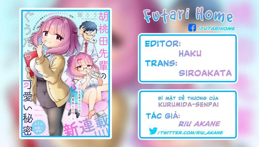 Kurumida-Senpai No Guttara Kawaii Himitsu Chapter 4 - Trang 0