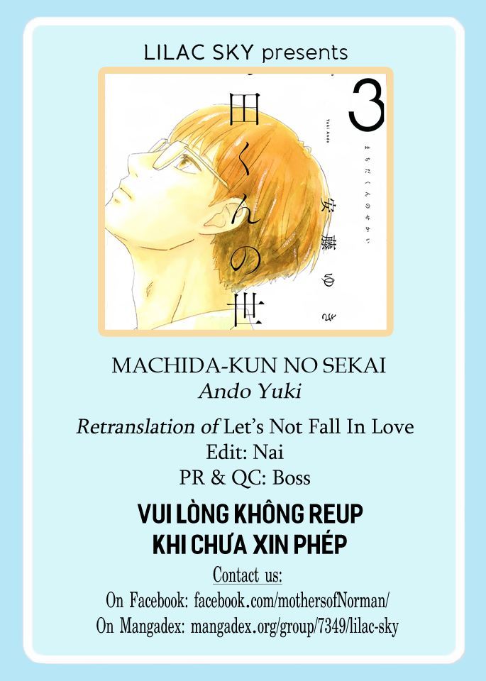 Machida-Kun No Sekai Chapter 11 - Trang 0