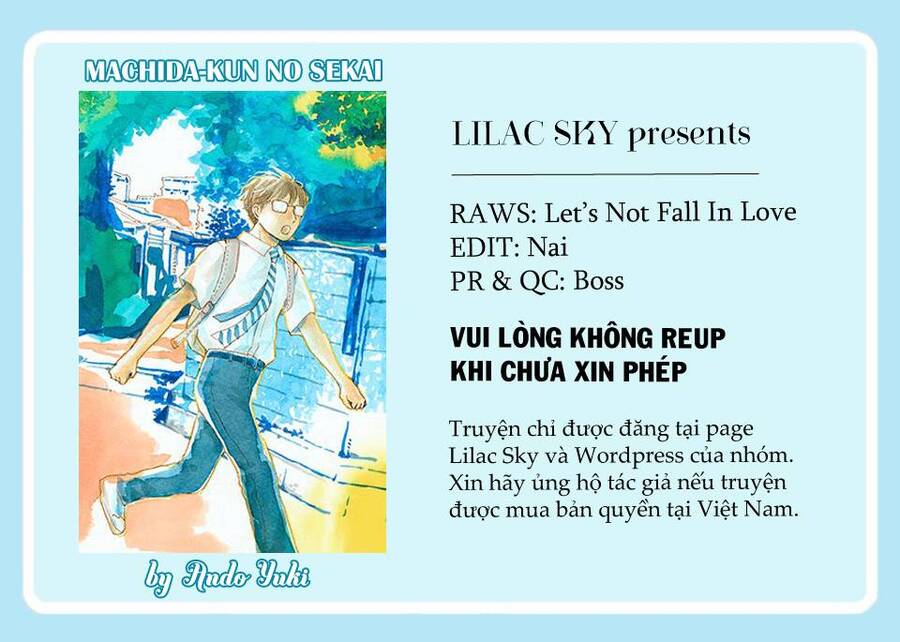 Machida-Kun No Sekai Chapter 17 - Trang 0