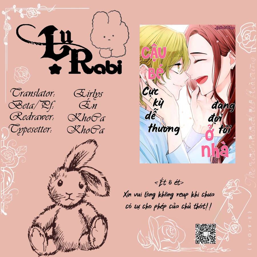 Cậu Bé Cực Kỳ Dễ Thương Đang Đợi Tôi Ở Nhà Chapter 9 - Trang 0