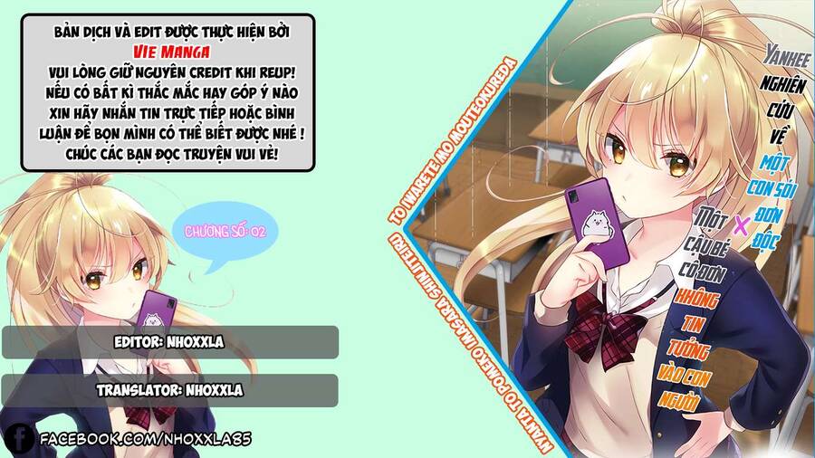 Nyanta And Pomeko It's Too Late To Say You Belive Me Chapter 2 - Trang 0