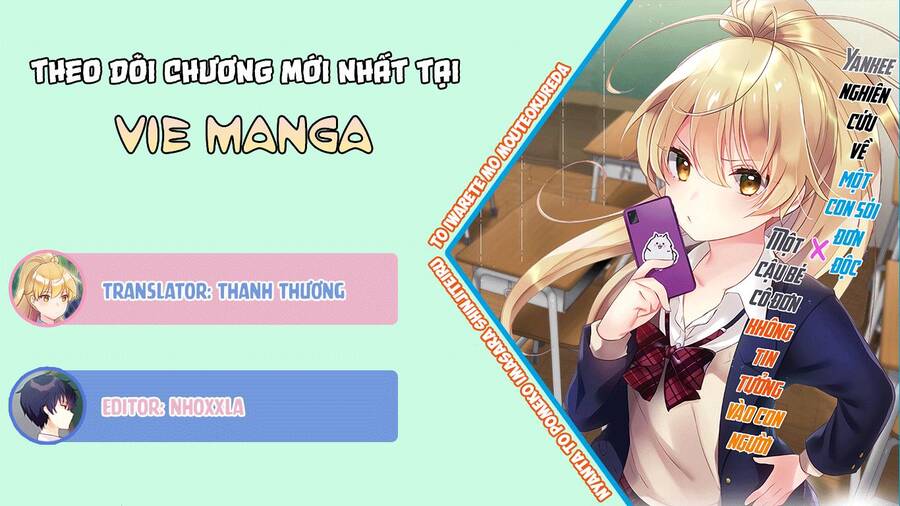 Nyanta And Pomeko It's Too Late To Say You Belive Me Chapter 13 - Trang 0