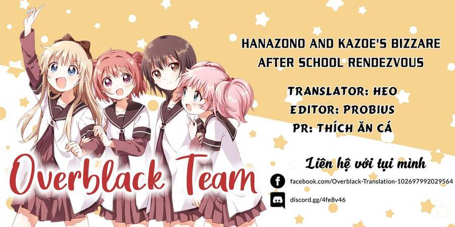 Hanazono And Kazoe's Bizzare After School Rendezvous Chapter 13 - Trang 1