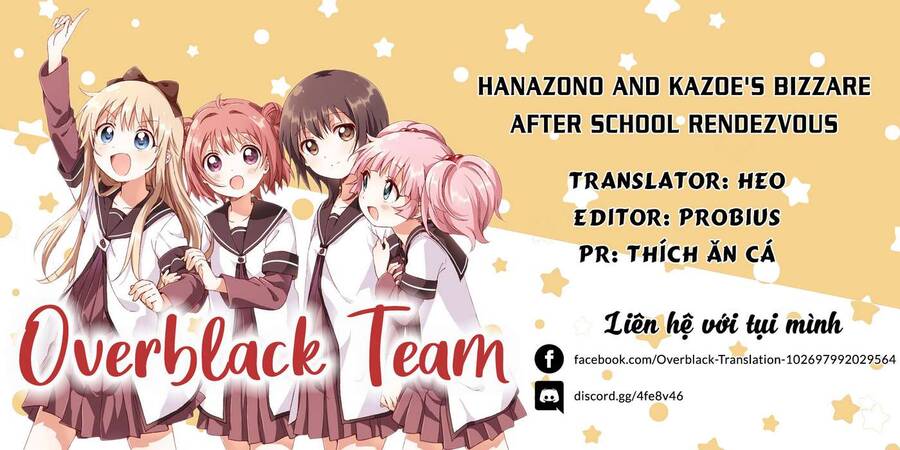Hanazono And Kazoe's Bizzare After School Rendezvous Chapter 14 - Trang 1