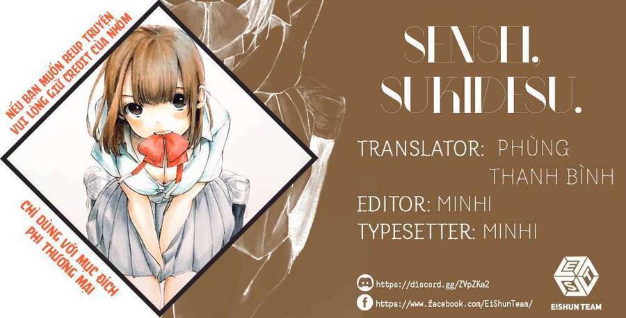 Sensei, Suki Desu Chapter 8 - Trang 0