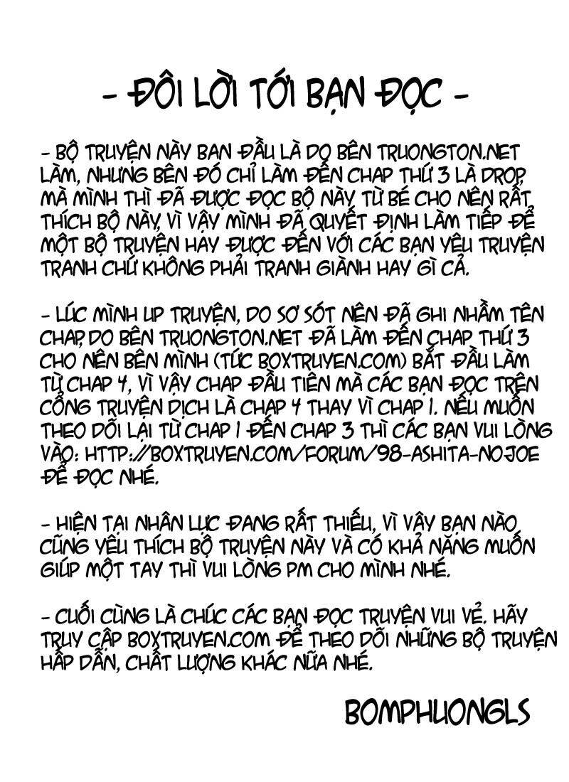 Ashita No Joe Chapter 2 - Trang 0
