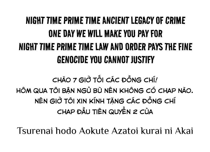 Xanh Của Lạnh Lùng. Đỏ Của Xảo Quyệt. Chapter 8 - Trang 0