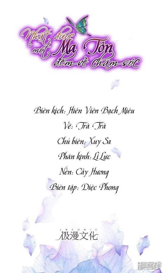 Nhặt Được Một Ma Tôn Đem Về Chăm Sóc Chapter 1.1 - Trang 1