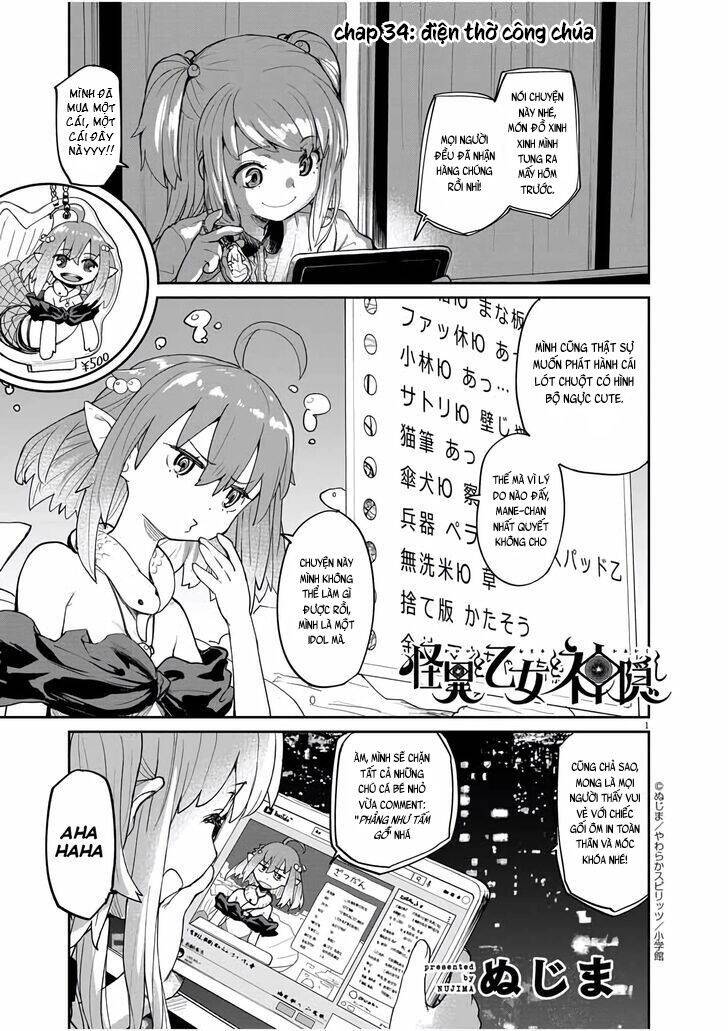 Kaii To Otome To Kamigakushi Chapter 34 - Trang 0