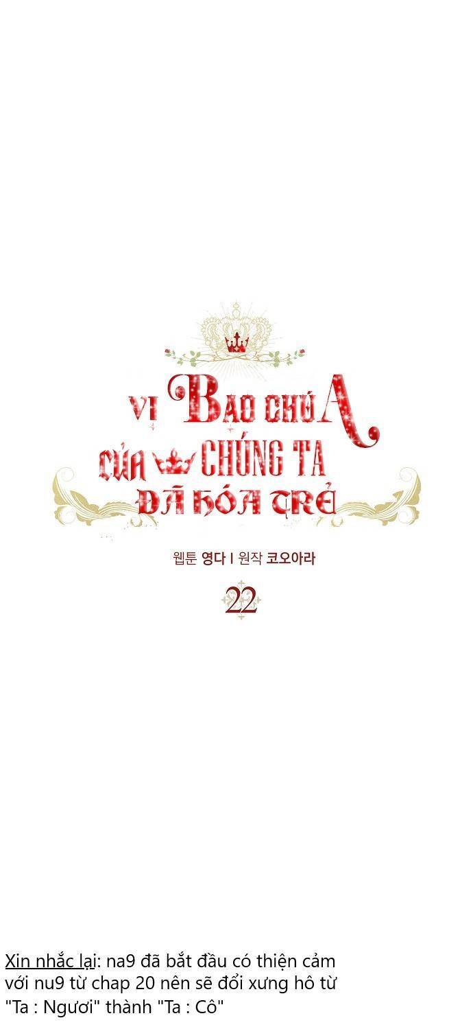 Vị Bạo Chúa Của Tôi Sao Lại Hóa Trẻ Rồi Chapter 22 - Trang 0