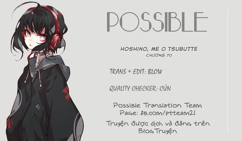 Hoshino, Me O Tsubette Chapter 70 - Trang 1