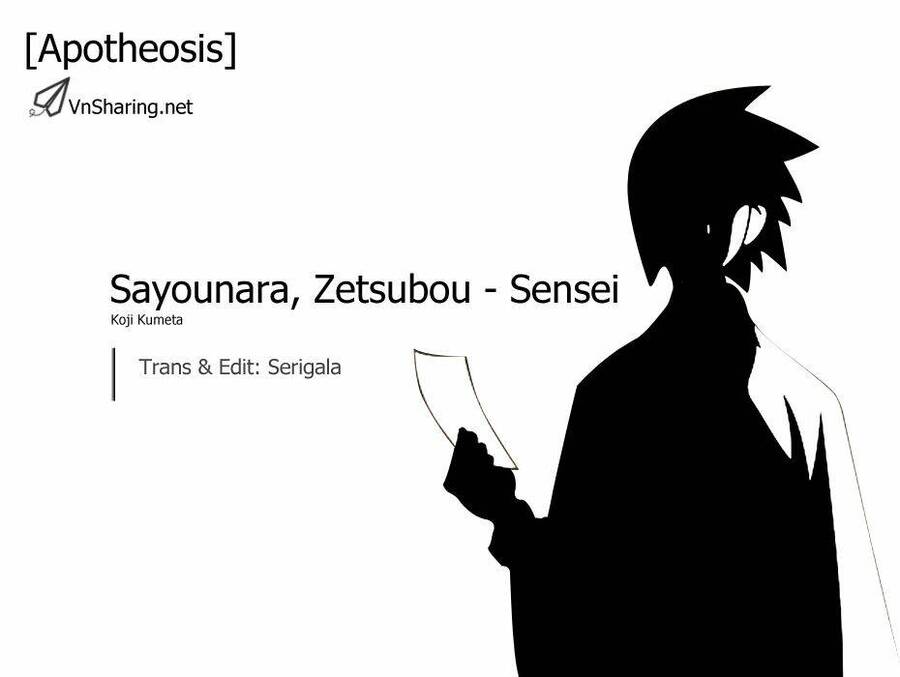 Sayonara Zetsubou Sensei Chapter 13 - Trang 0