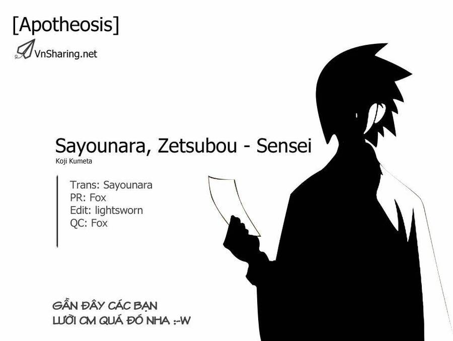 Sayonara Zetsubou Sensei Chapter 32 - Trang 0