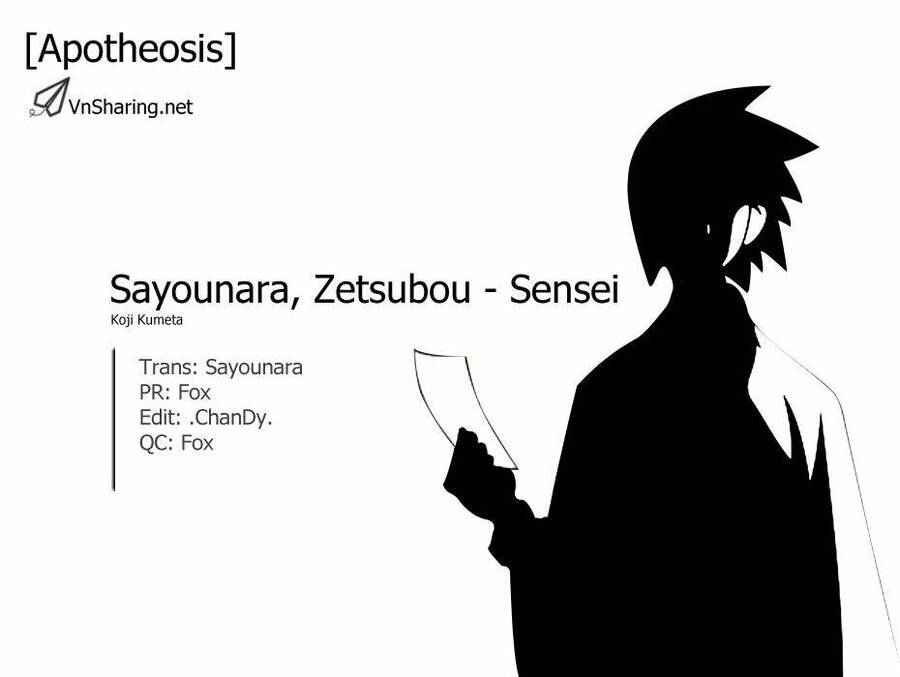Sayonara Zetsubou Sensei Chapter 30 - Trang 0