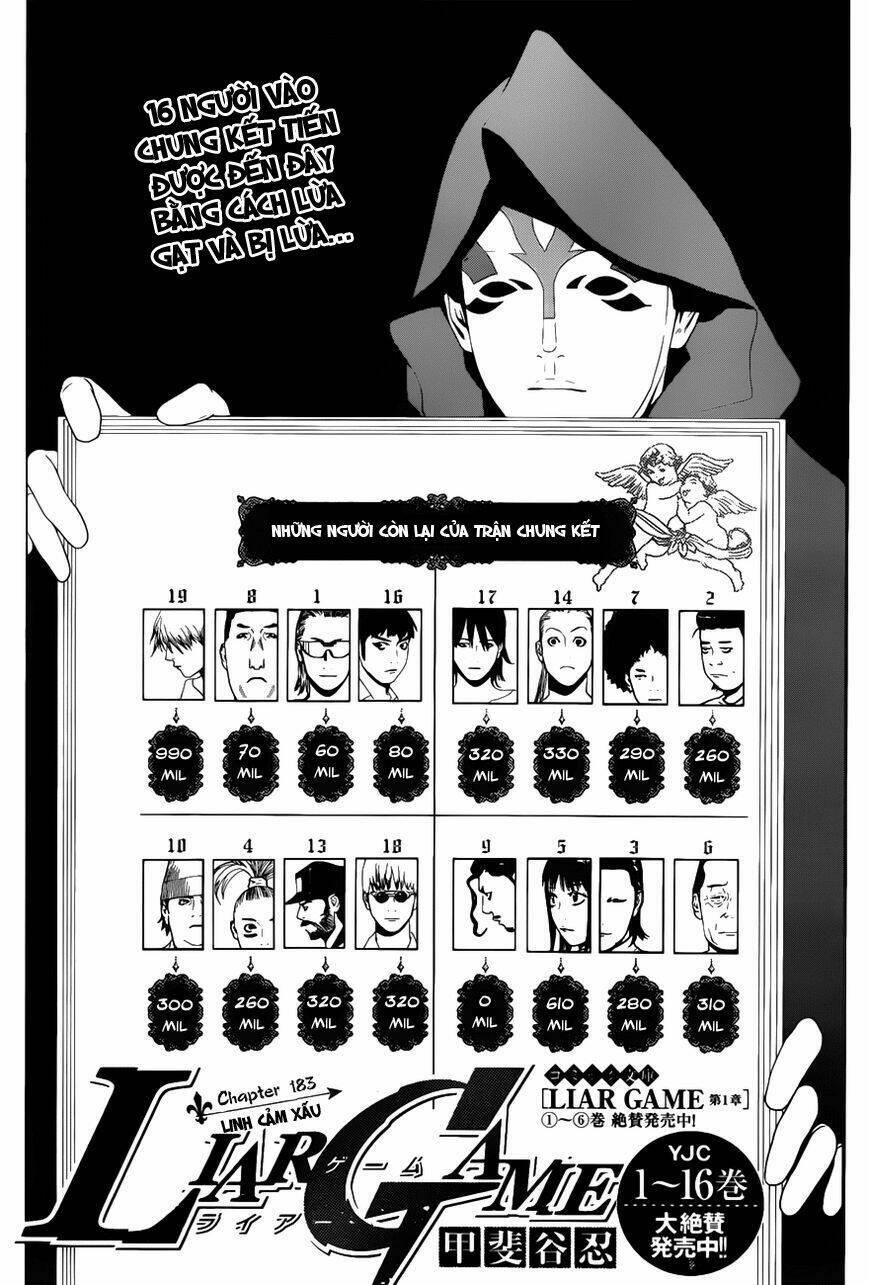 Liar Game Chapter 183 - Trang 0