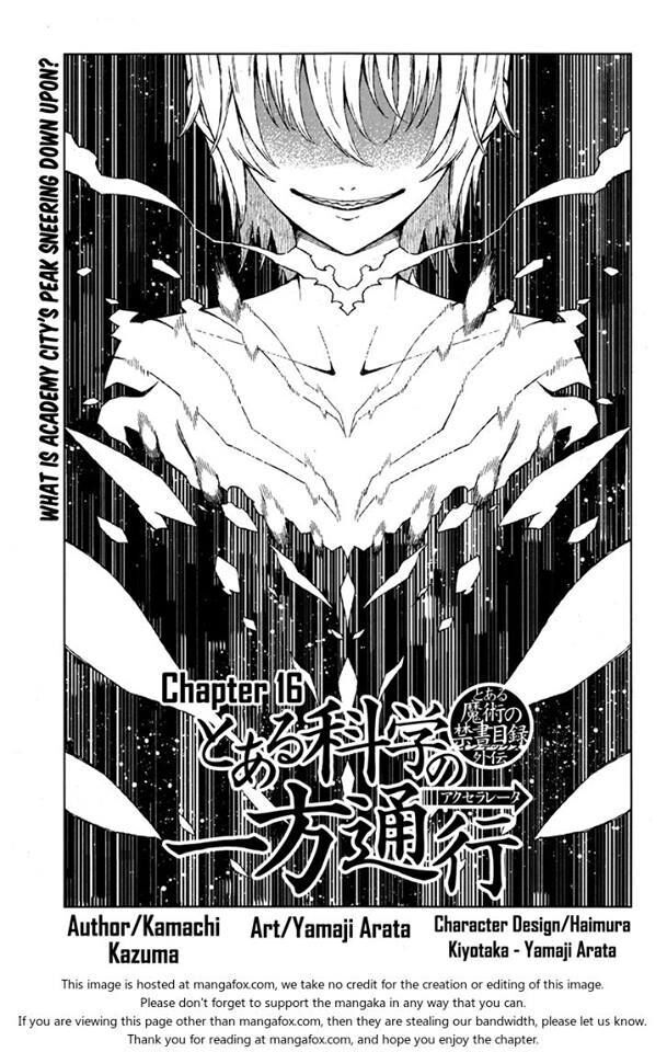 Toaru Kagaku No Accelerator Chapter 16 - Trang 1