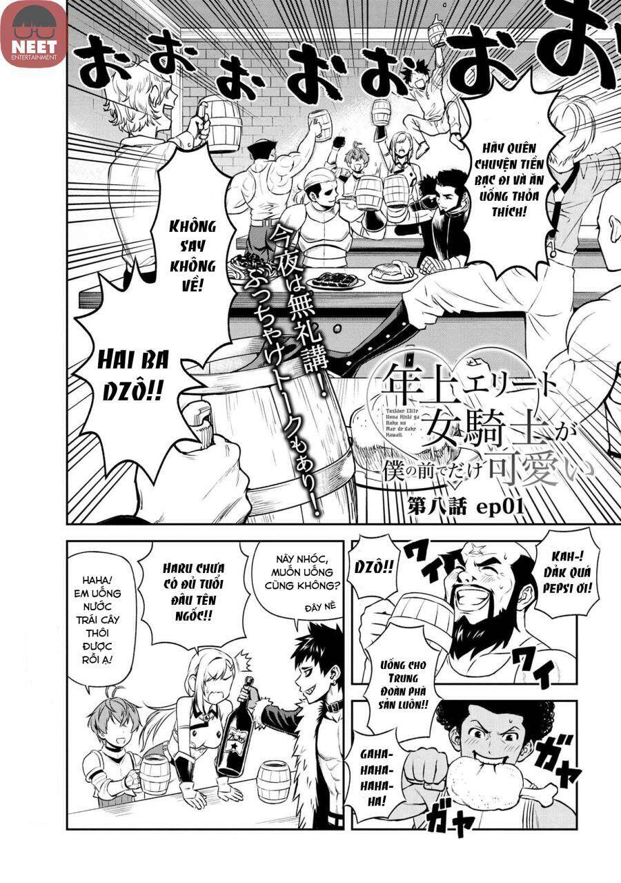 Toshiue Elite Onna Kishi Ga Boku No Mae De Dake Kawaii Chapter 8.1 - Trang 1