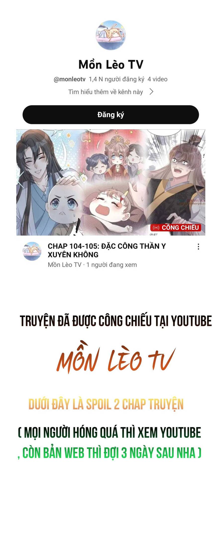 Đặc Công Thần Y Xuyên Không Chapter 62.1 - Trang 0