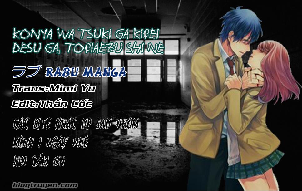 Konya Wa Tsuki Ga Kirei Desu Ga, Toriaezu Shi Ne Chapter 2 - Trang 0