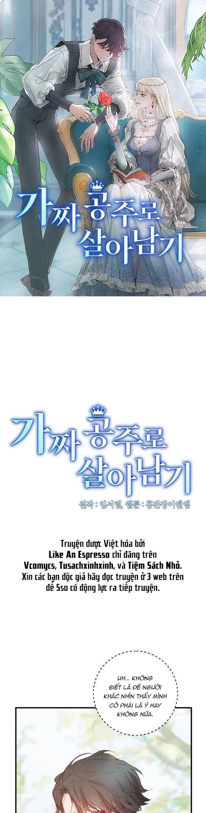 Tôi Sống Sót Như Một Nàng Công Chúa Giả Chapter 9 - Trang 0