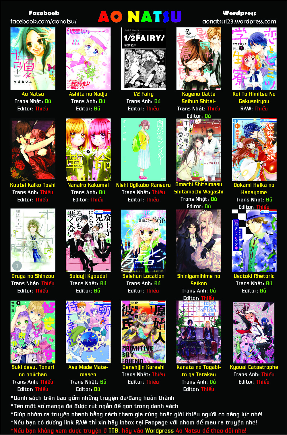 Usotoki Rhetoric Chapter 33 - Trang 0