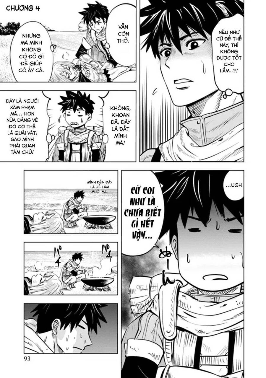 Makyo Seikatsu ~ Gakeppuchi Boken Sha Ga Hiki Komoru Ni Ha Hirosugiru Chapter 4 - Trang 0